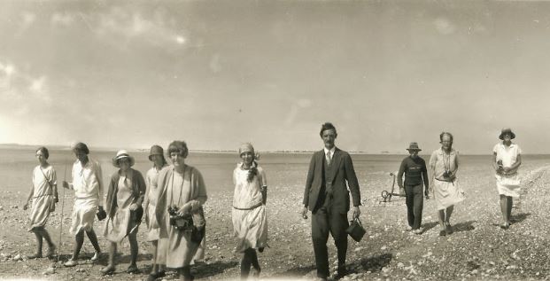 Professor Oliver in the foreground